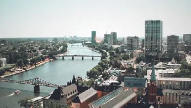 Skyline einer Stadt